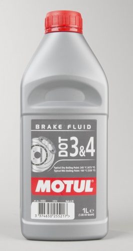 MOTUL DOT 3 & DOT 4 Brake Fluid  1l